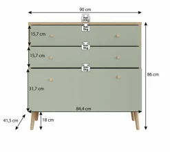 Ladekast Wally^Meubella
