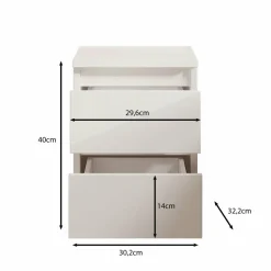 Nachtkastje Masuka^Meubella Online